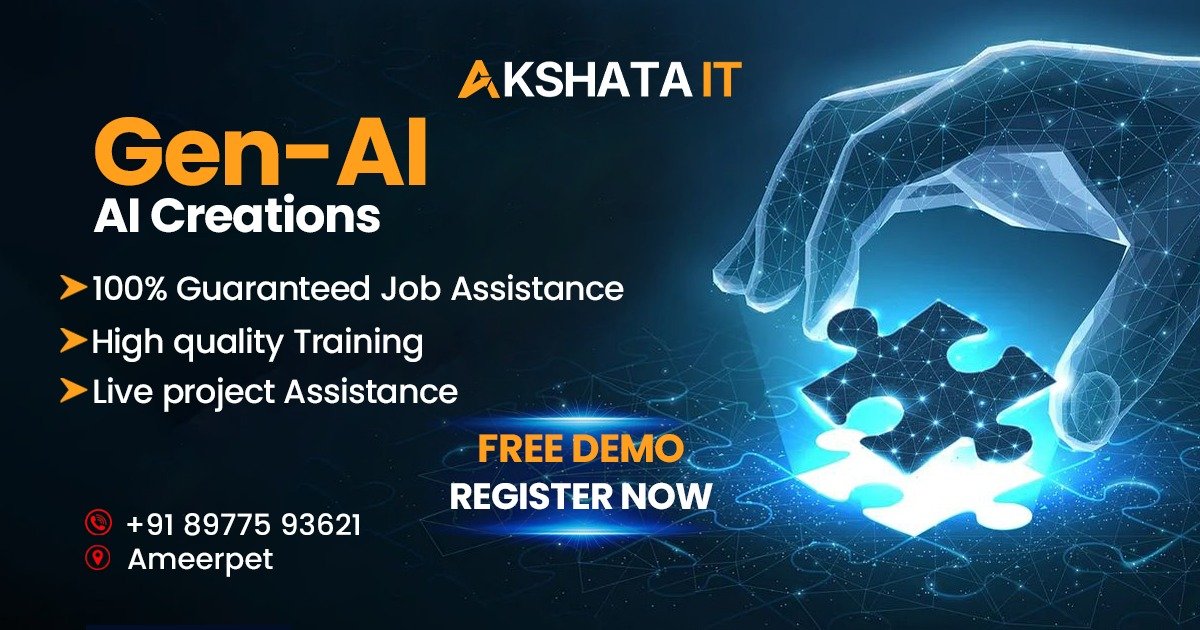 Best Generative AI Training in Hyderabad | Gen AI Courses